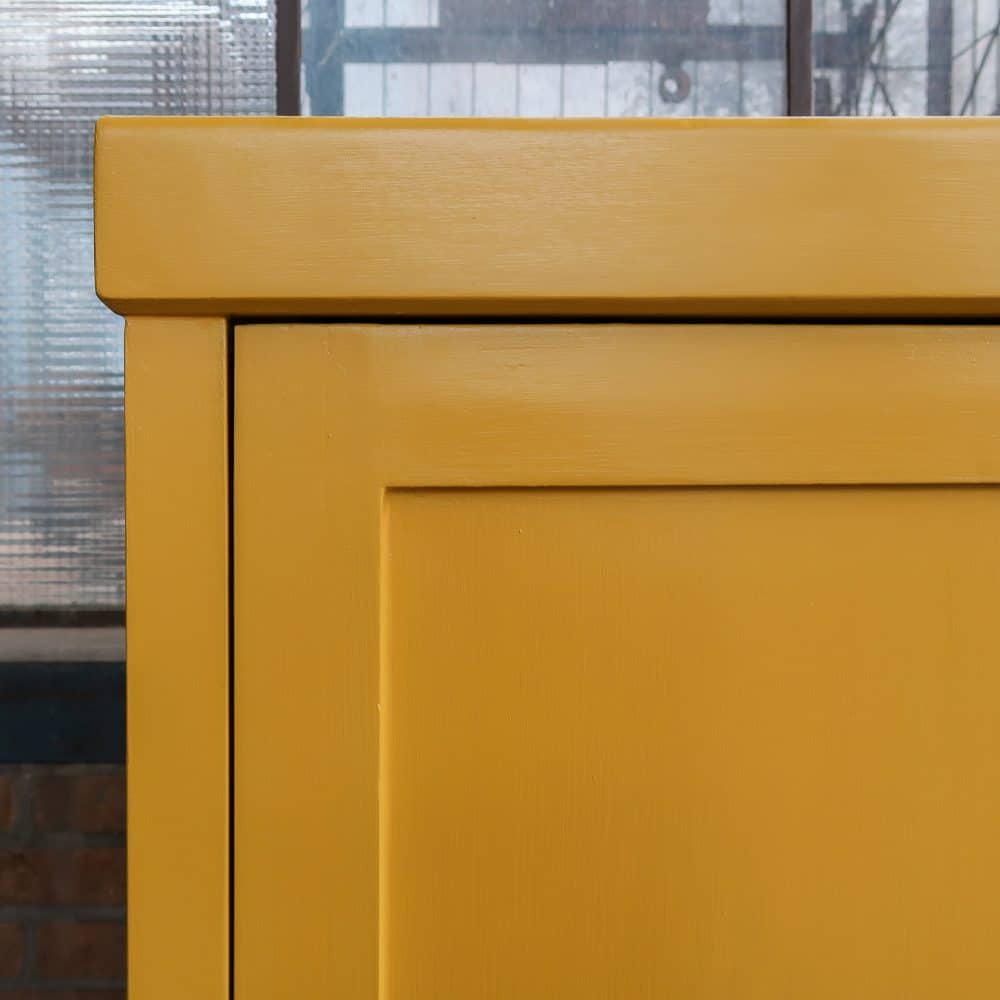 Brocante eendeurs linnenkast - Afbeelding 4