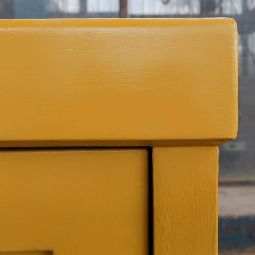 Brocante eendeurs linnenkast - Afbeelding 6