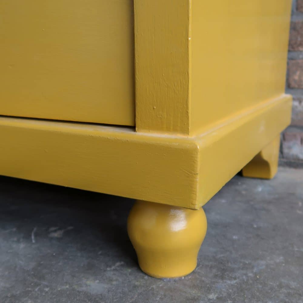 Brocante eendeurs linnenkast - Afbeelding 9