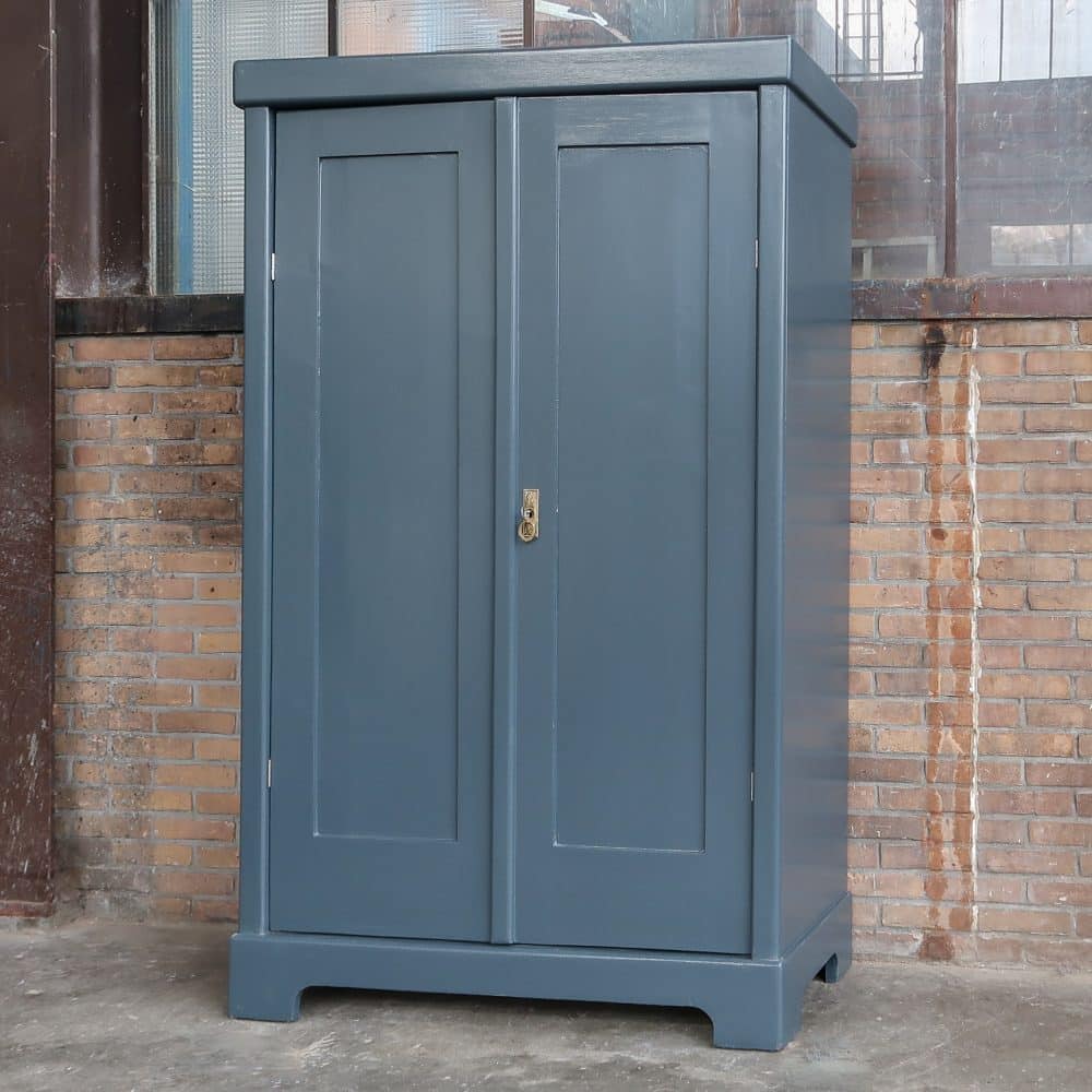 Donker blauwe linnenkast - Afbeelding 2