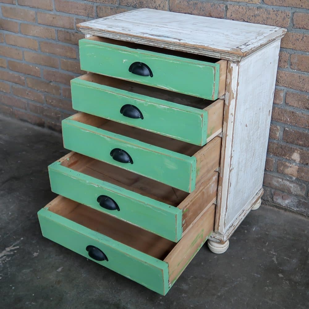 Brocante ladekastje - Afbeelding 3