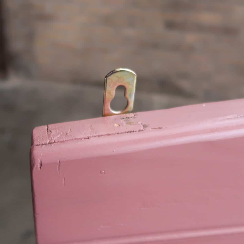 Brocante roze hangkast - Afbeelding 2