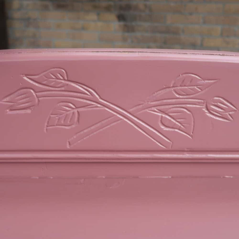 Brocante roze hangkast - Afbeelding 3