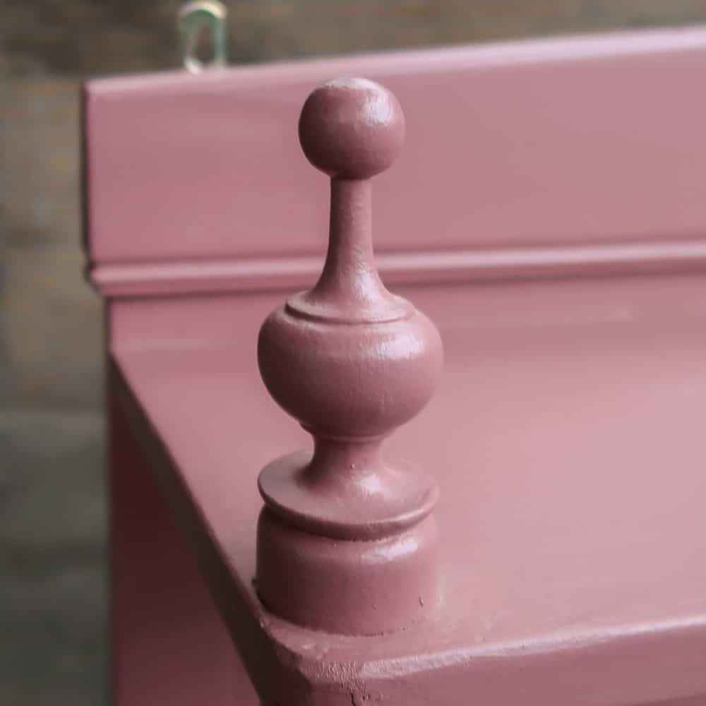 Brocante roze hangkast - Afbeelding 4