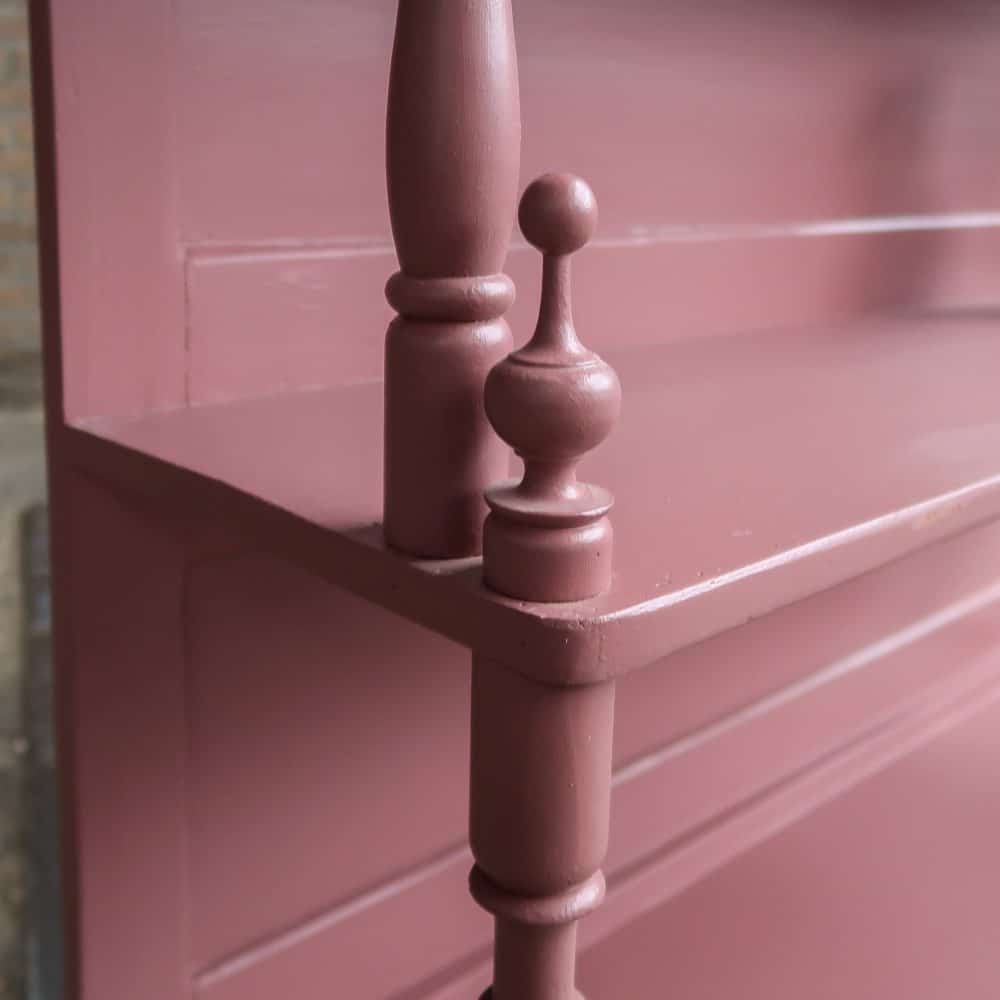 Brocante roze hangkast - Afbeelding 5