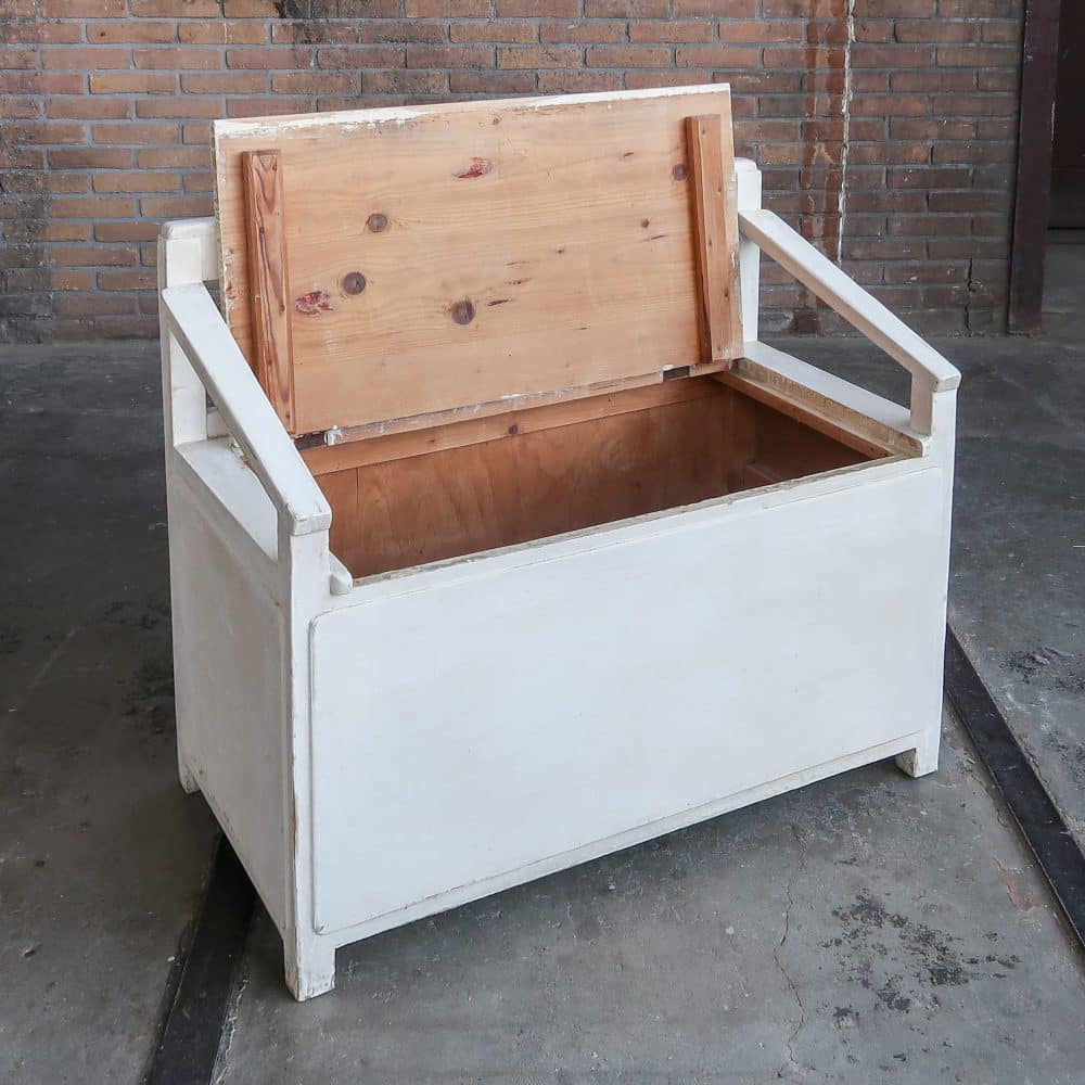 Brocante klepbankje - Afbeelding 2