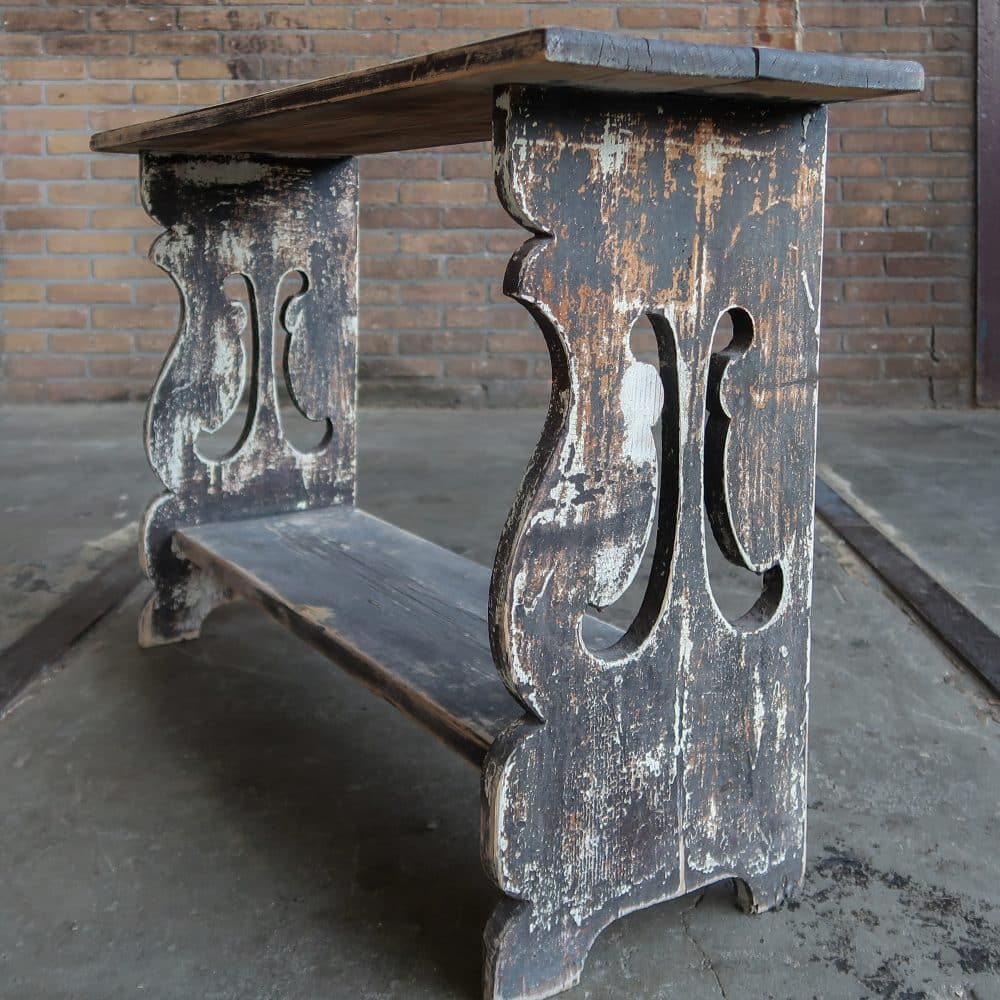 Brocante bankje - Afbeelding 4