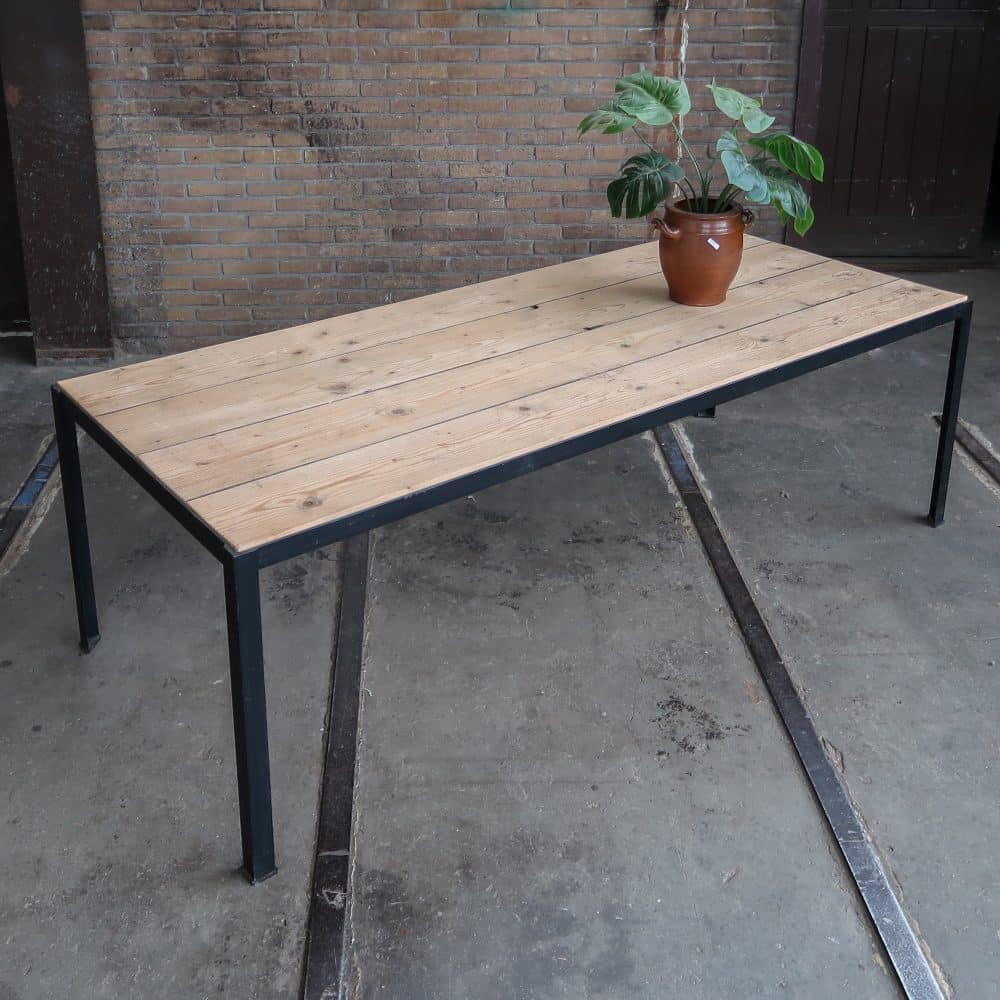 Lage industriële uitstaltafel - Afbeelding 2