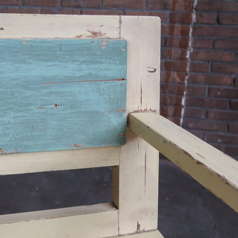 Brocante kinderbankje - Afbeelding 3