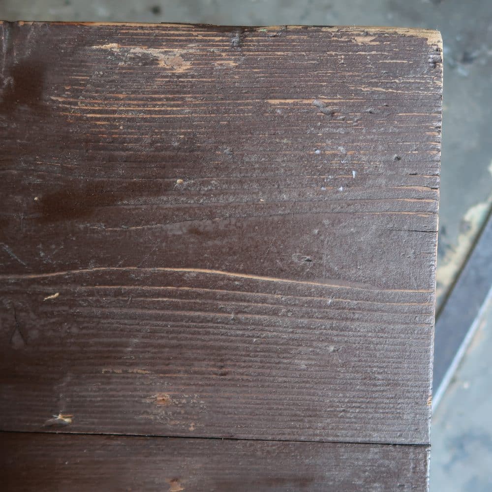Brocante kruispoot tafeltje - Afbeelding 4