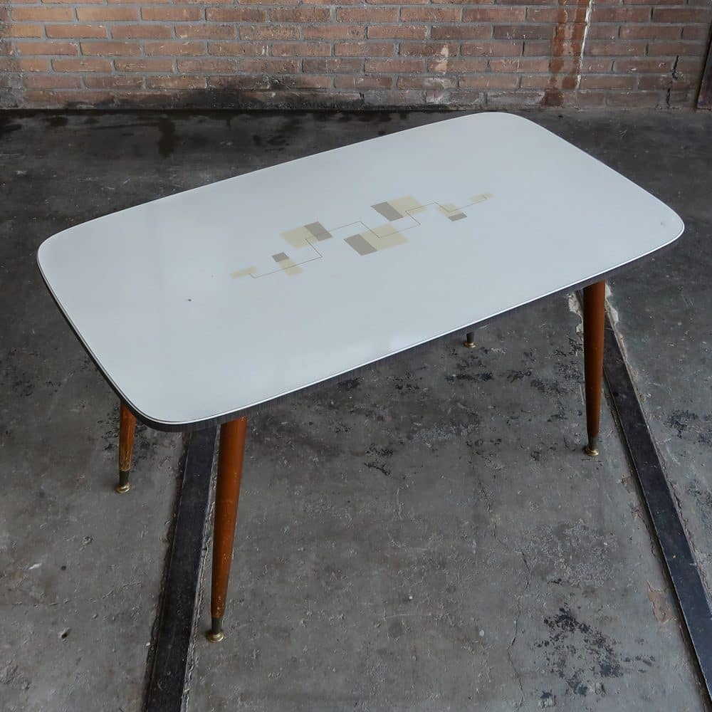 Vintage formica tafeltje - Afbeelding 2