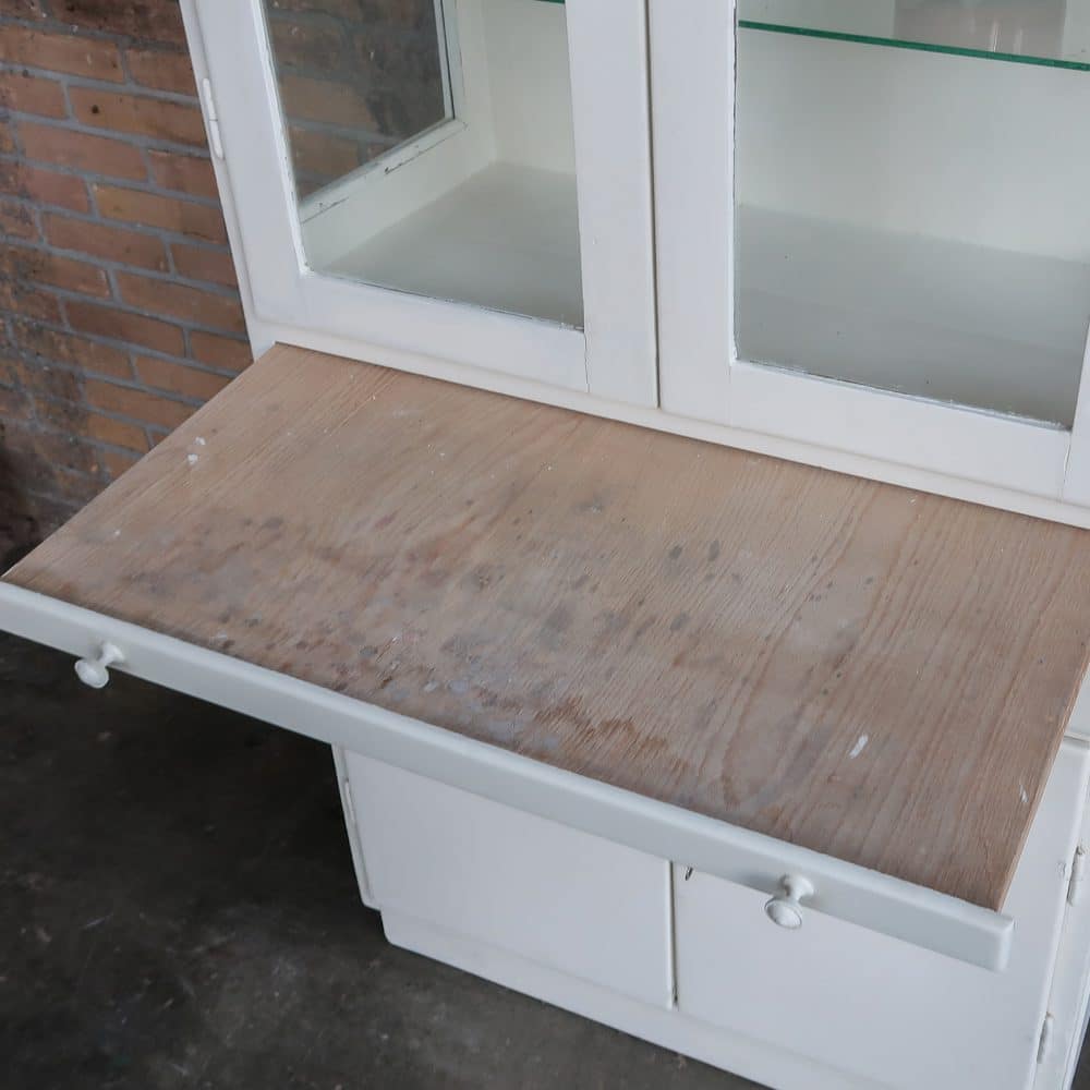 Vintage houten dokterskast - Afbeelding 6