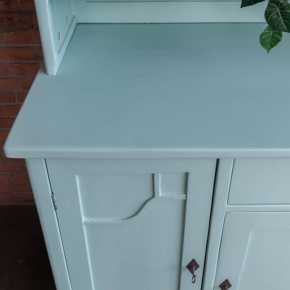 Blauwe brocante buffetkast - Afbeelding 7