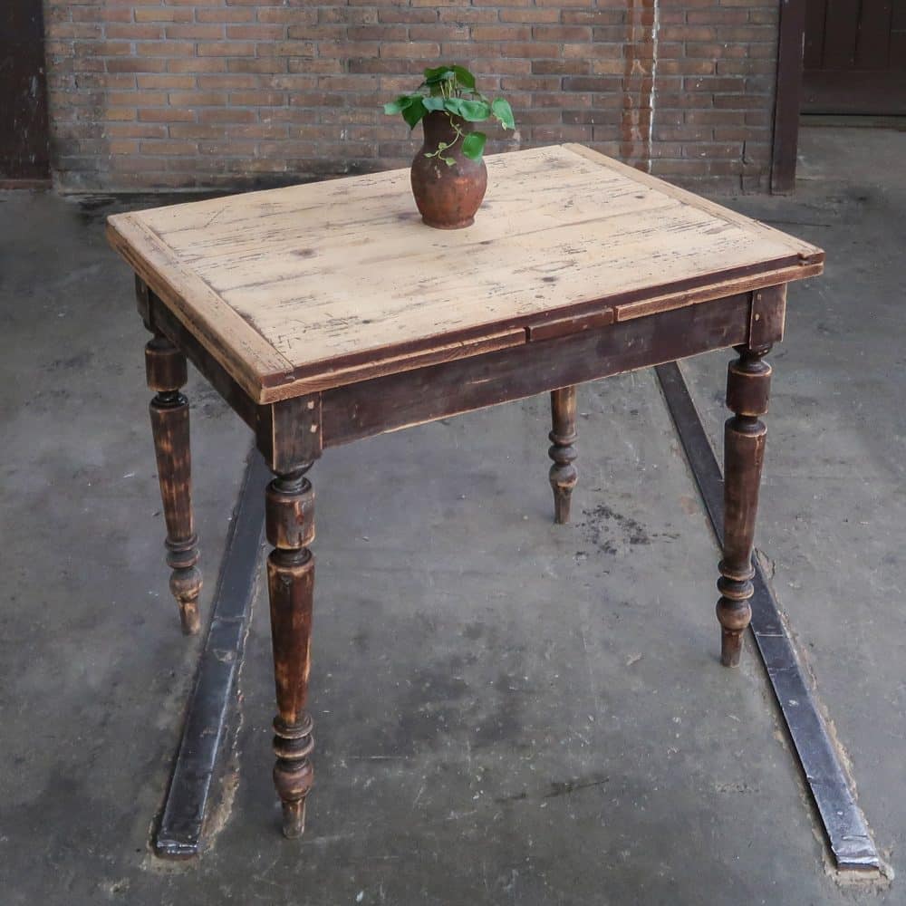 Brocante tafel - uitschuifbaar - Afbeelding 2