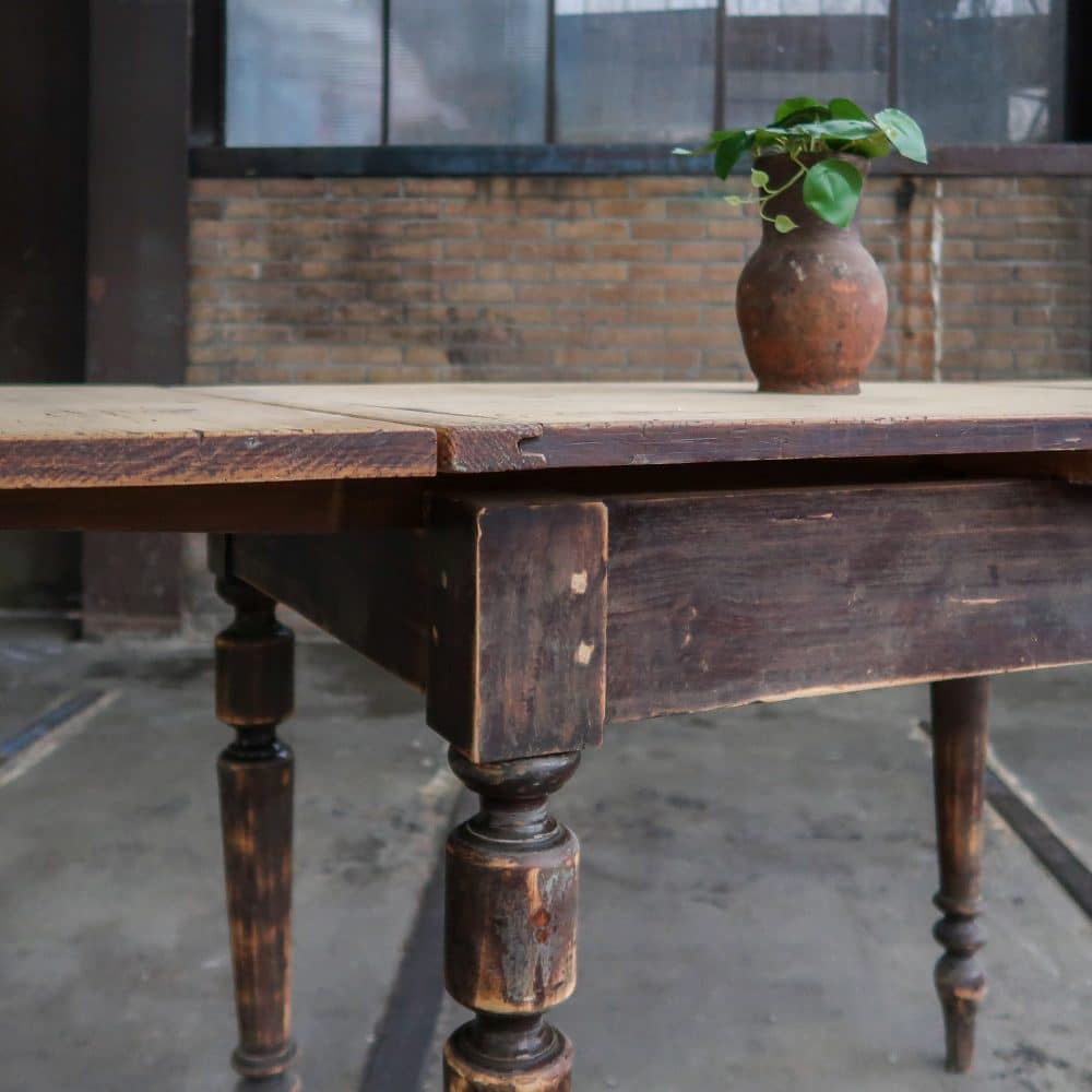 Brocante tafel - uitschuifbaar - Afbeelding 6