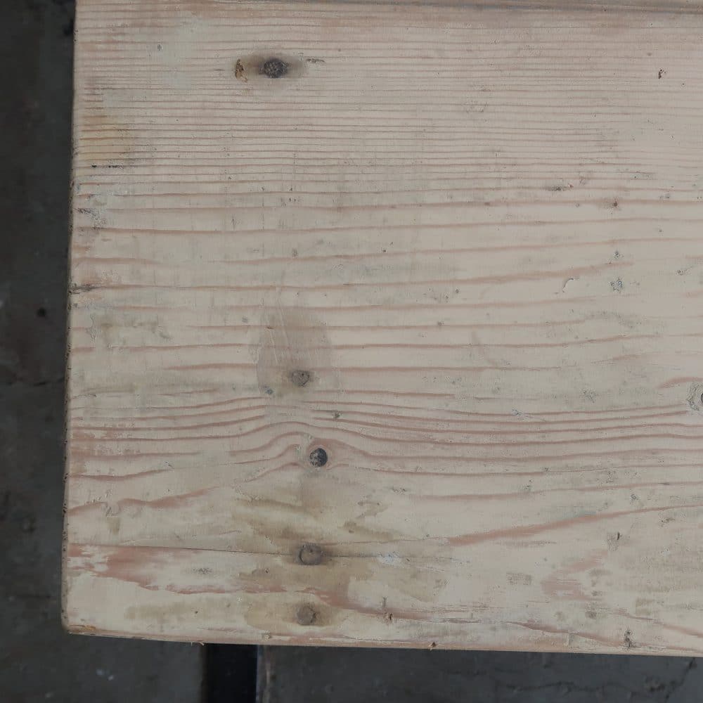 Brocante kruispoot tafeltje - Afbeelding 3