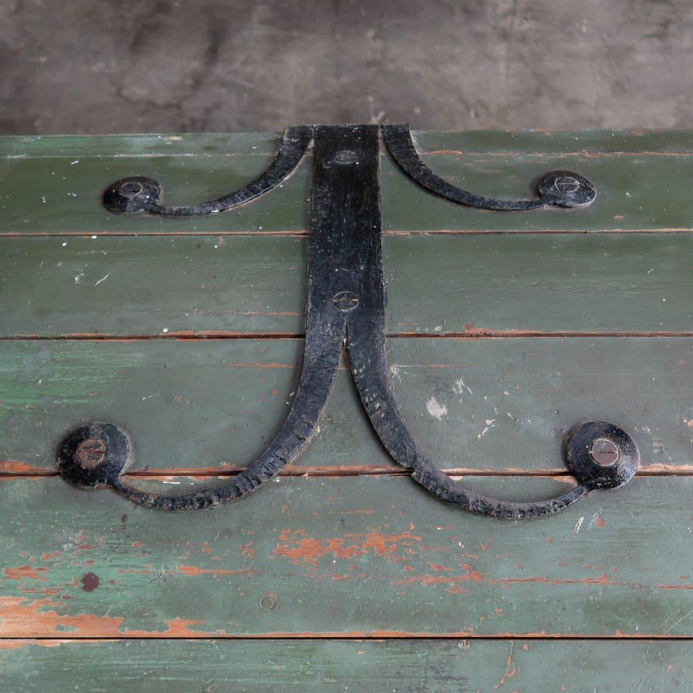 Brocante houten kist - Afbeelding 3