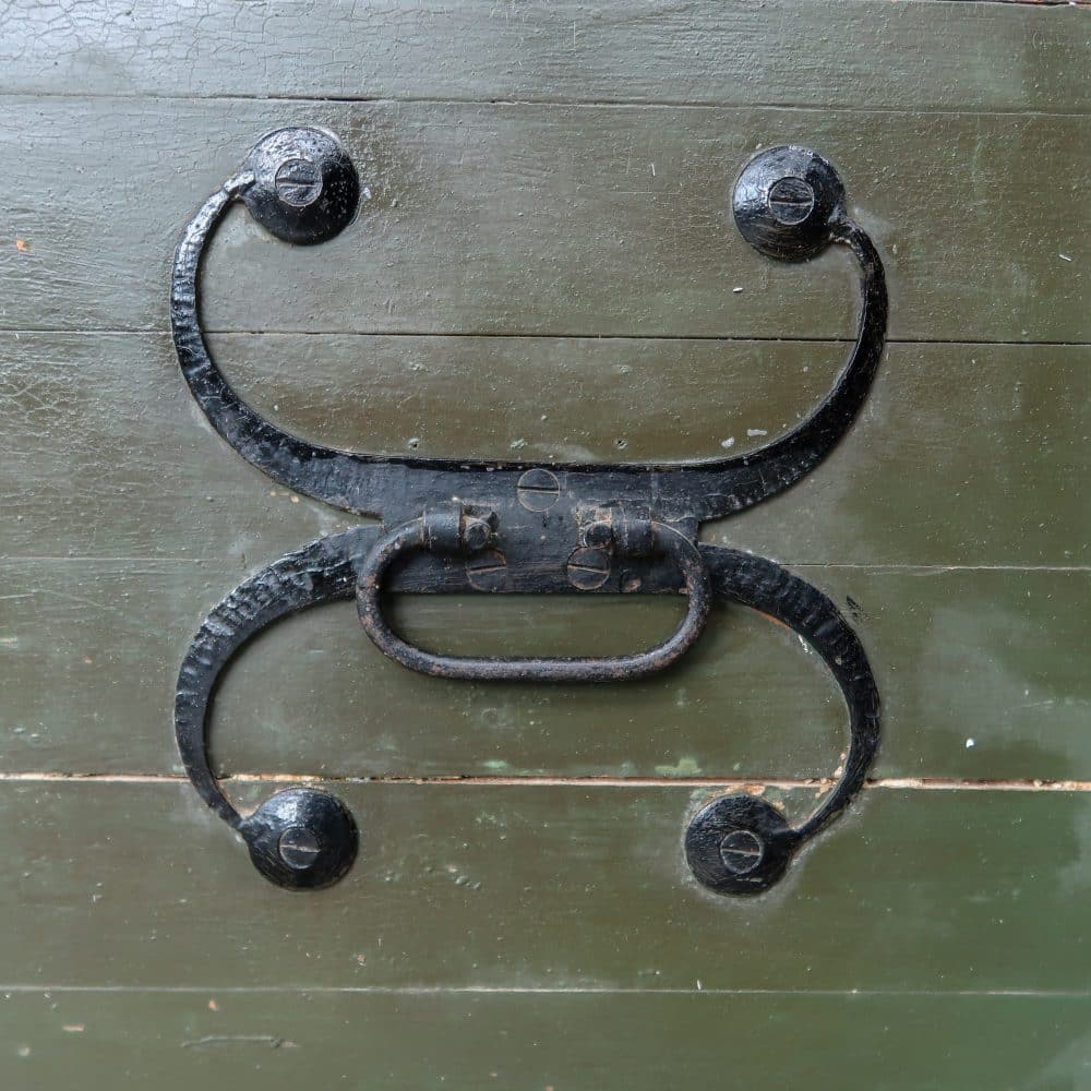 Brocante houten kist - Afbeelding 4