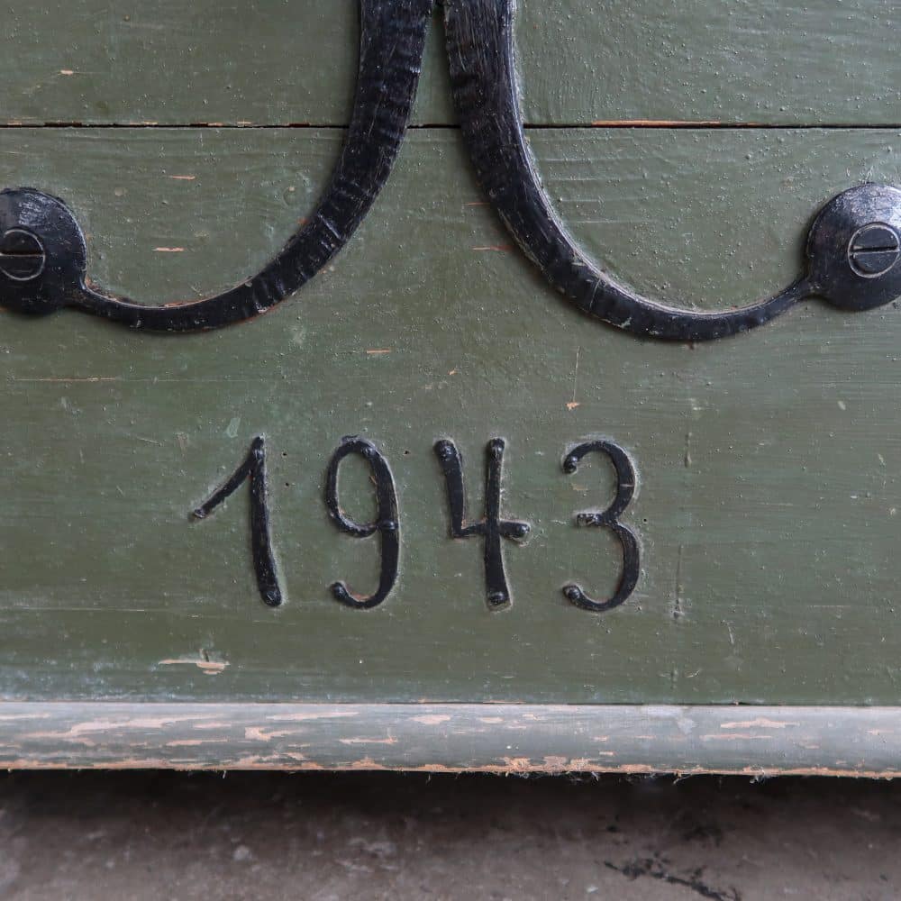 Brocante houten kist - Afbeelding 5