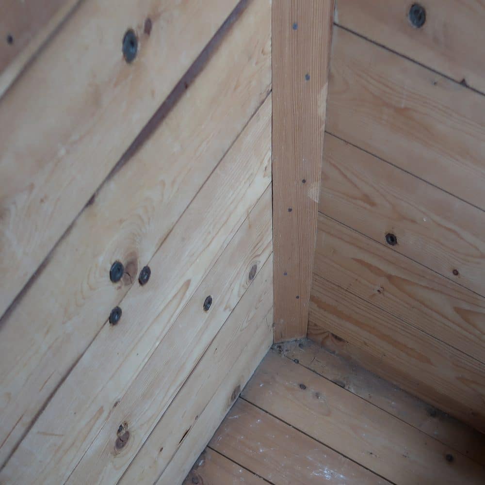 Brocante houten kist - Afbeelding 11