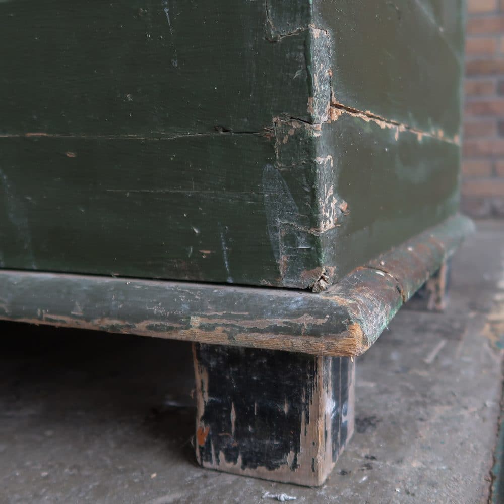Brocante houten kist - Afbeelding 9