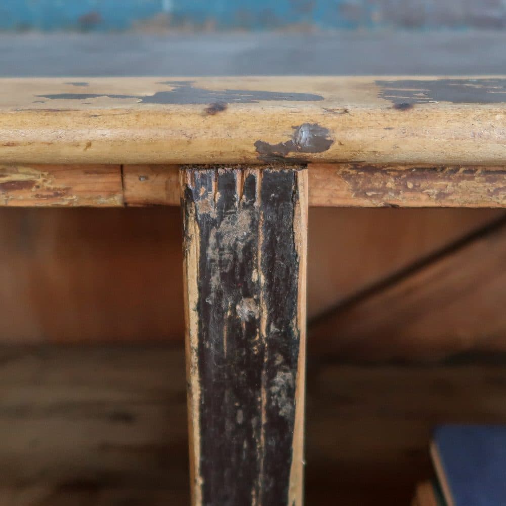 Brocante houten vakkenkast - Afbeelding 4