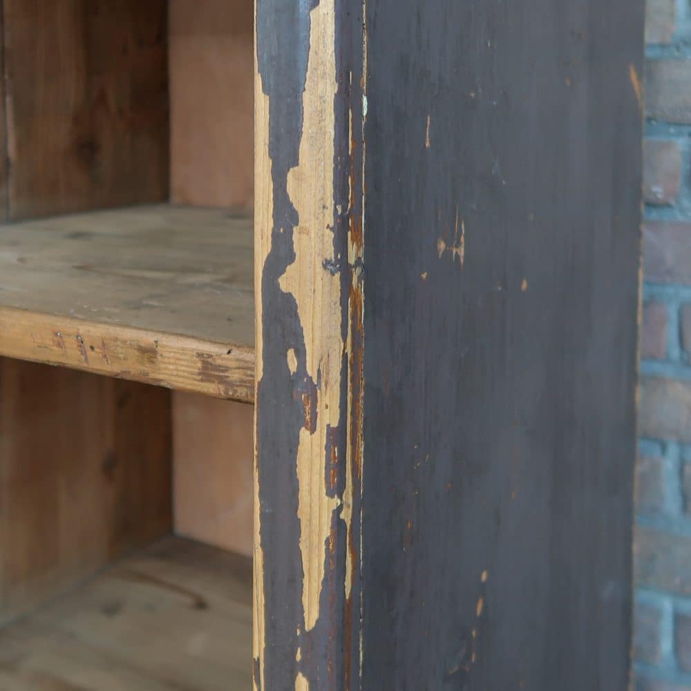 Brocante houten vakkenkast - Afbeelding 8