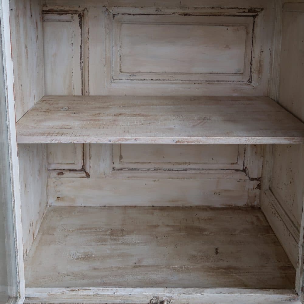 Brocante vitrinekast/dressoir - Afbeelding 4