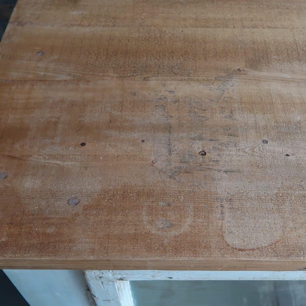 Brocante vitrinekast/dressoir - Afbeelding 10