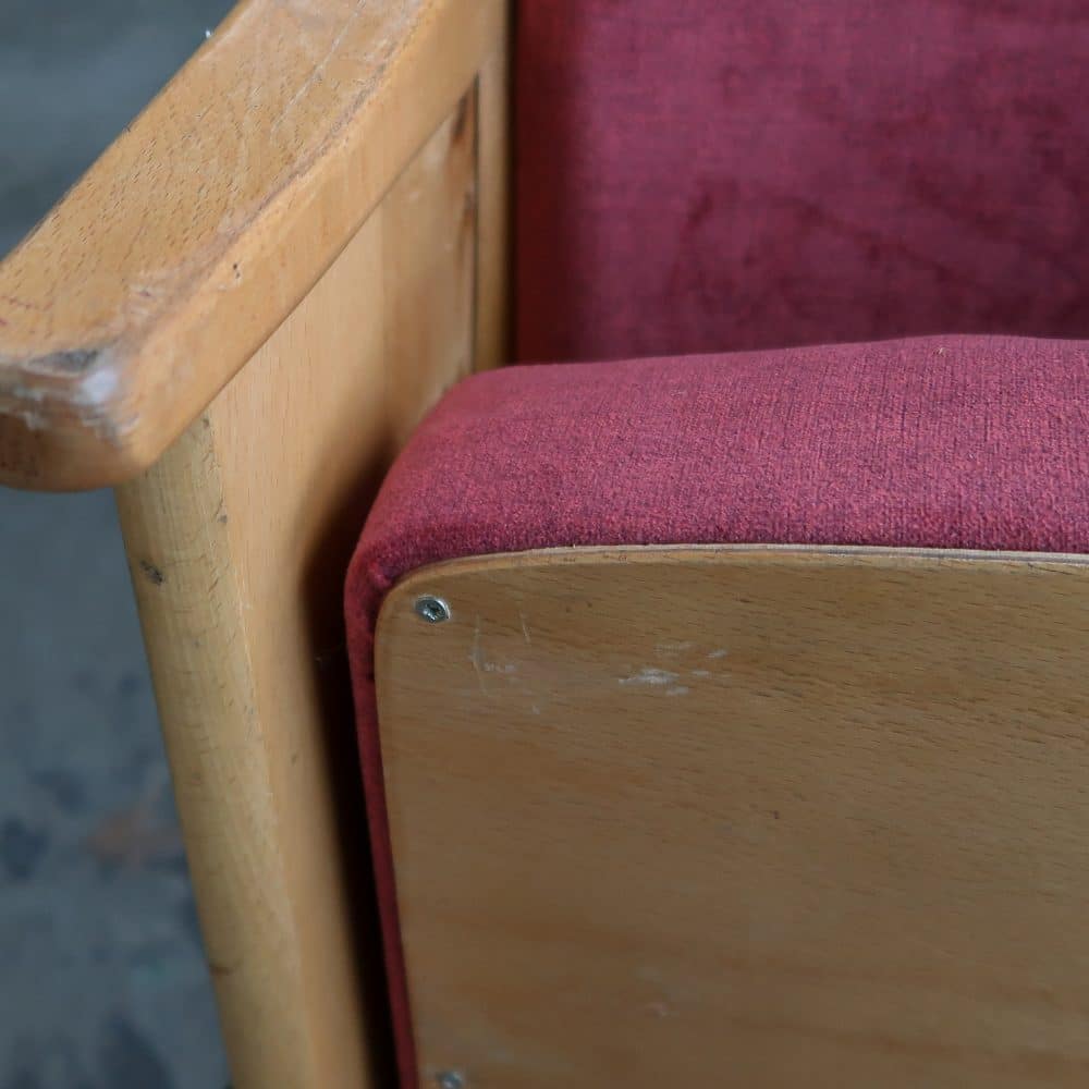 Vintage bioscoopstoelen - Afbeelding 4