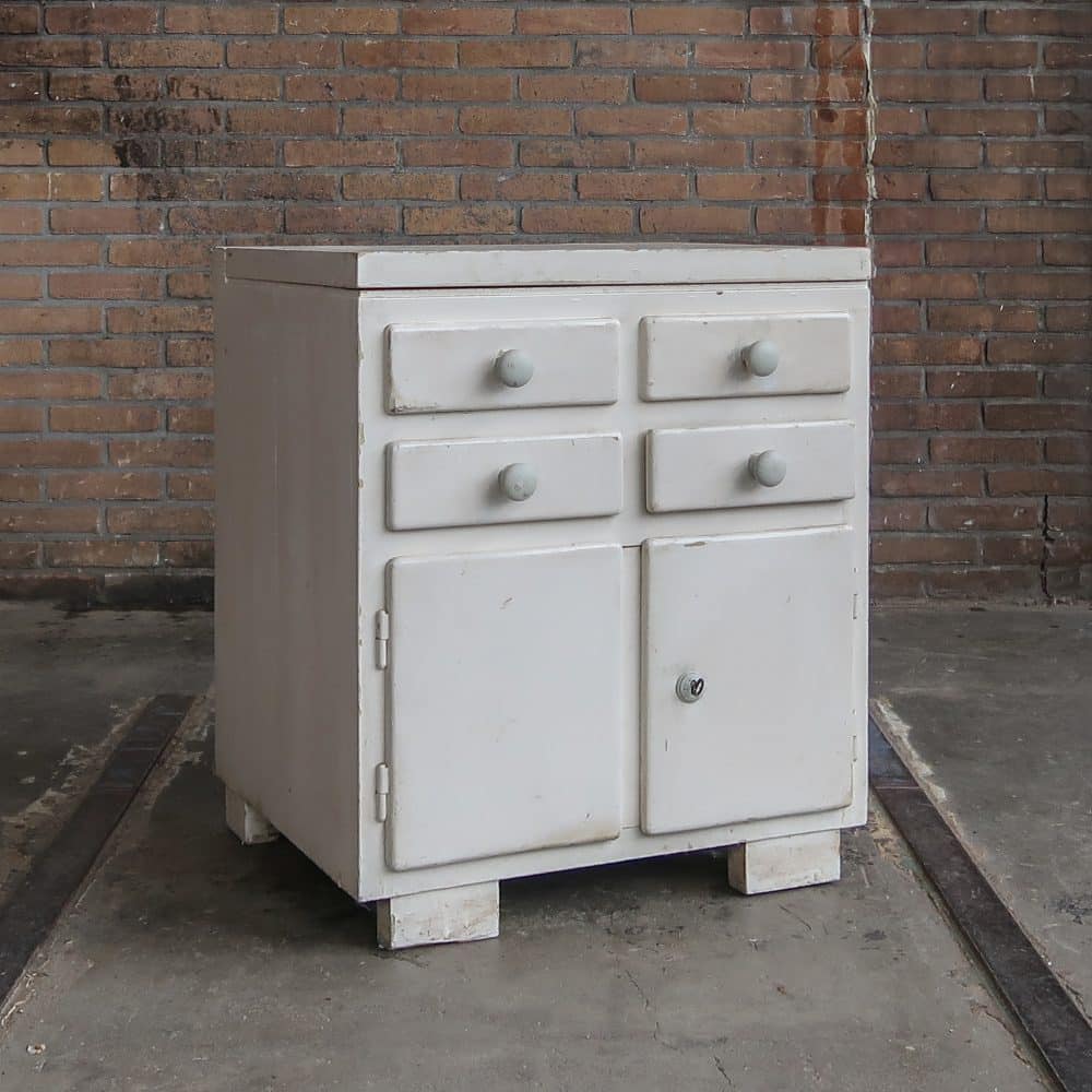 Brocante houten wastafel - Afbeelding 3