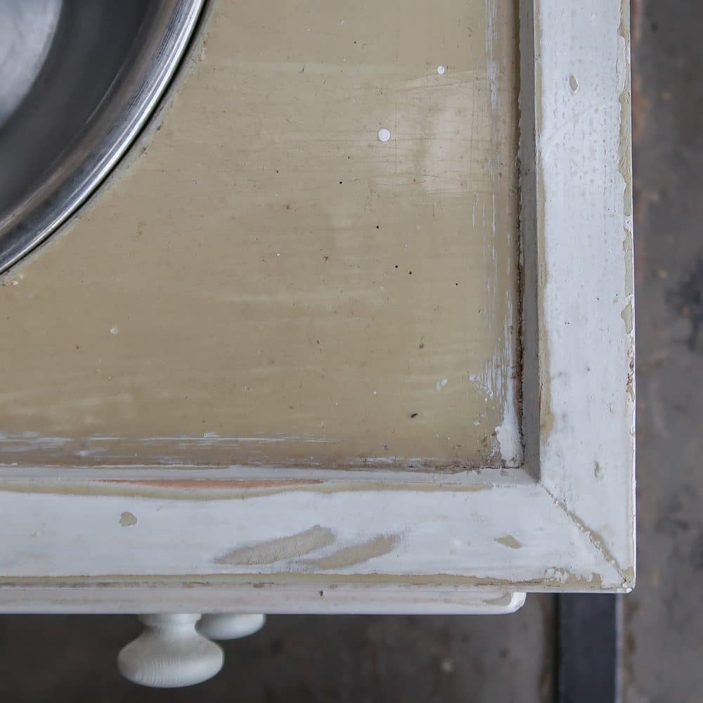 Brocante houten wastafel - Afbeelding 7