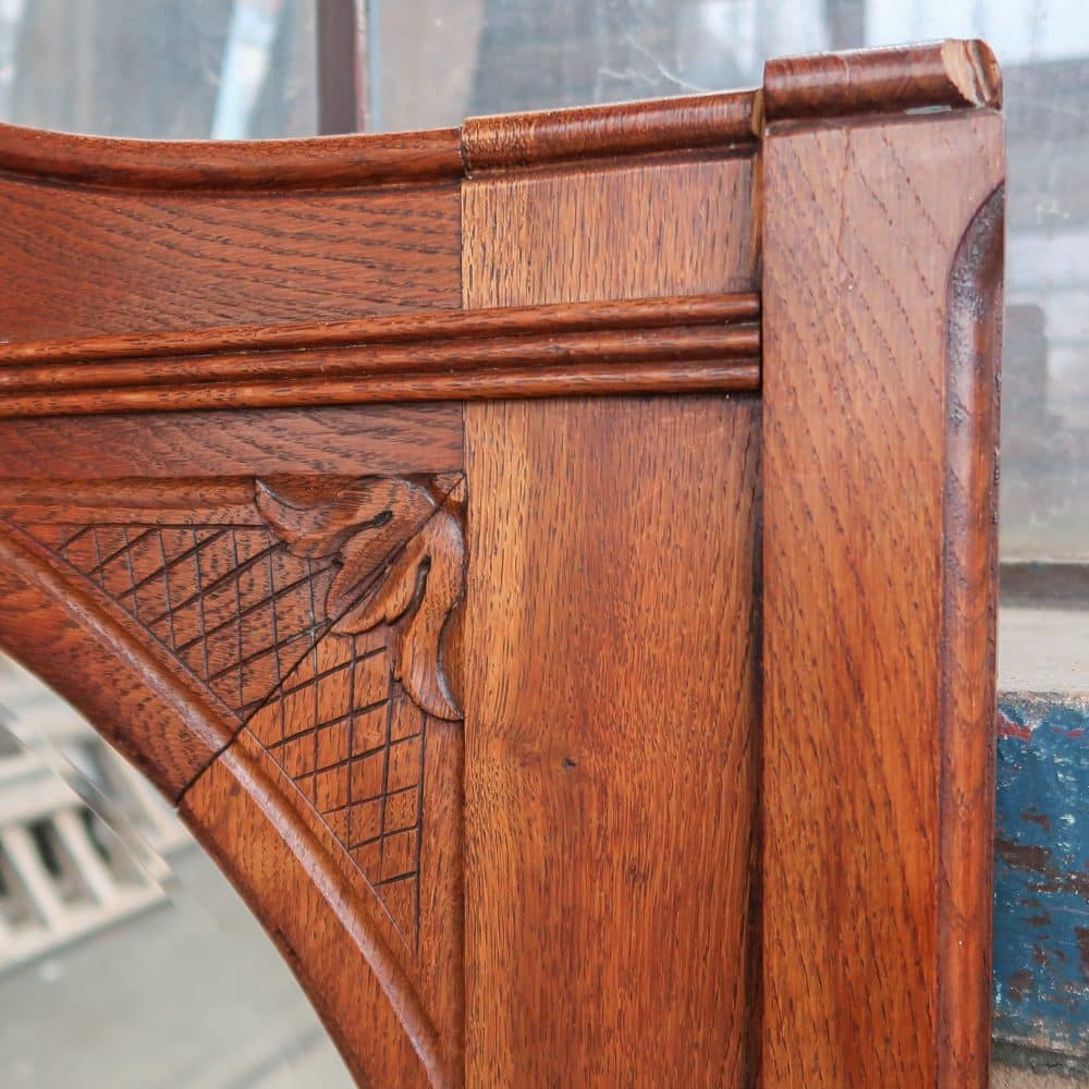 Brocante kaptafel met marmer - Afbeelding 5