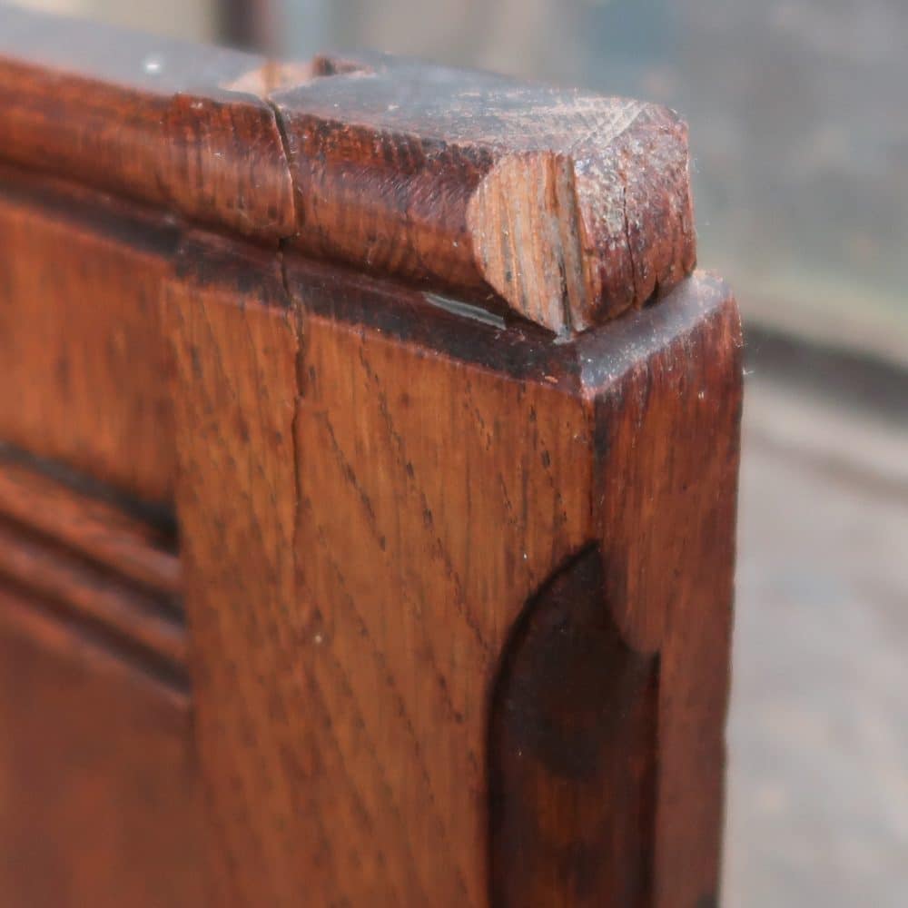 Brocante kaptafel met marmer - Afbeelding 6