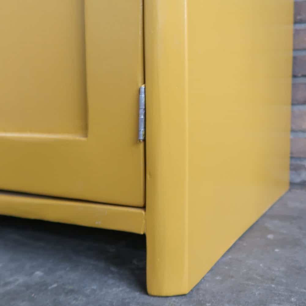 Brocante gele buffetkast - Afbeelding 12