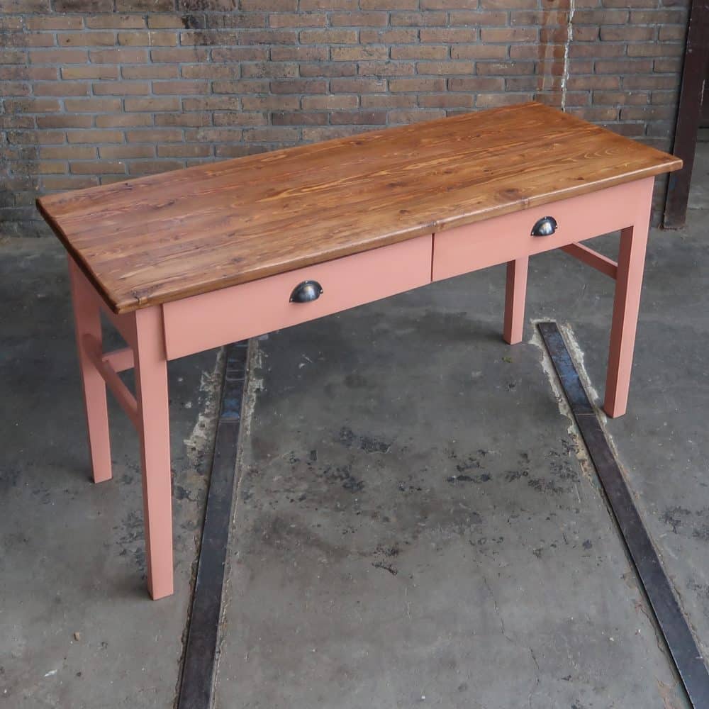 Houten bureau - Afbeelding 2