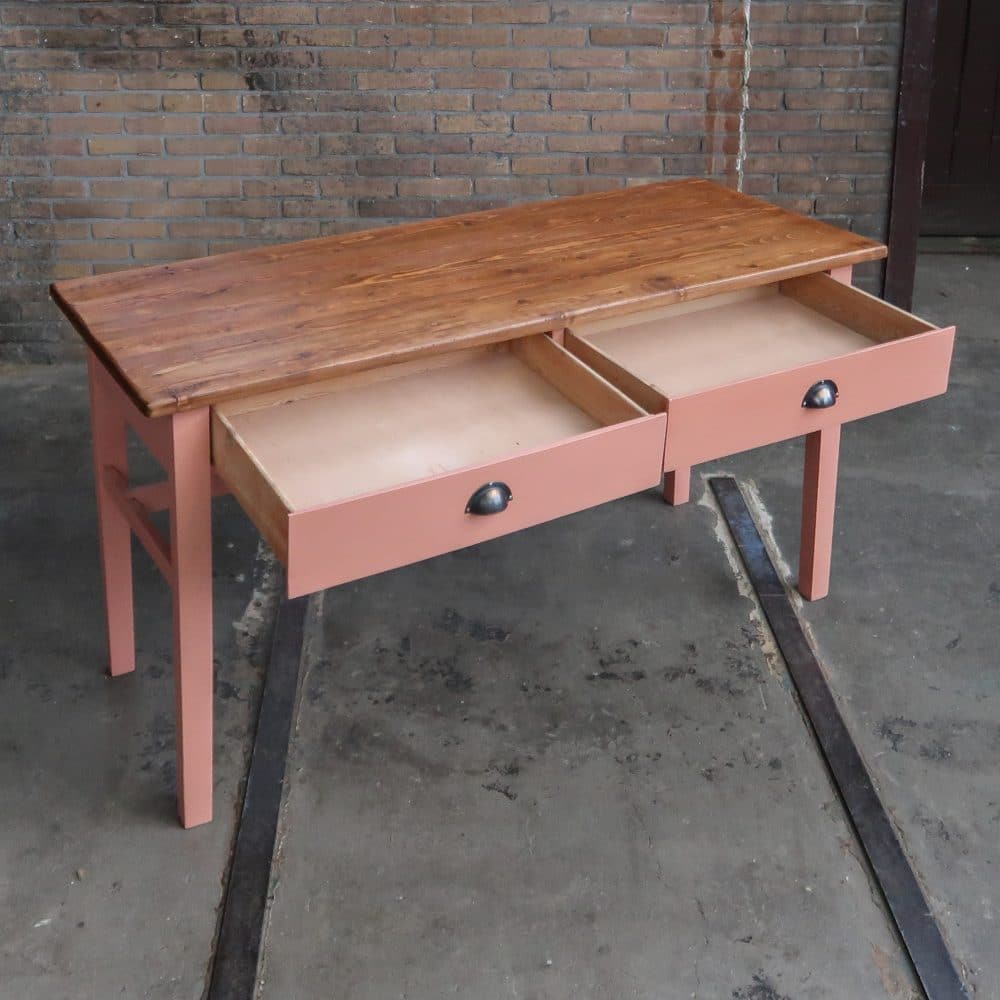 Houten bureau - Afbeelding 3