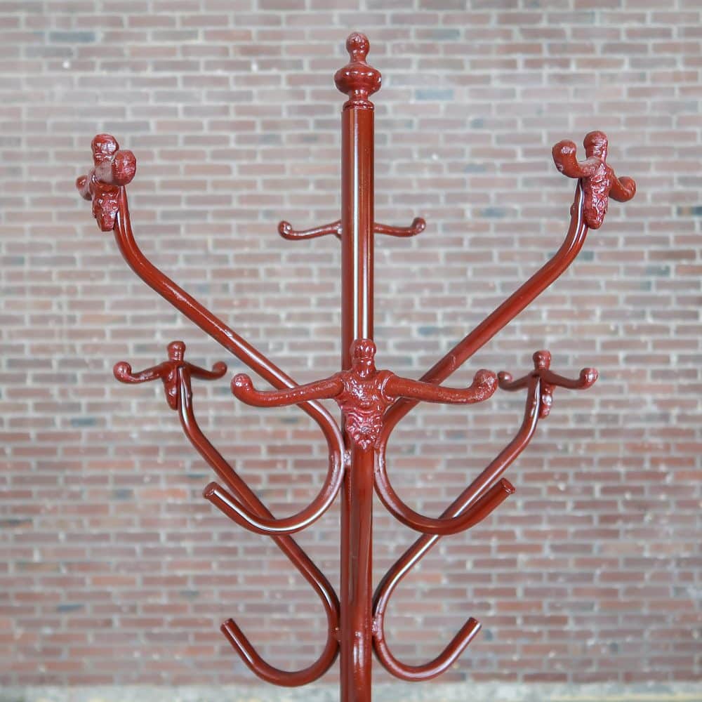 Rode metalen kapstokken - Afbeelding 3