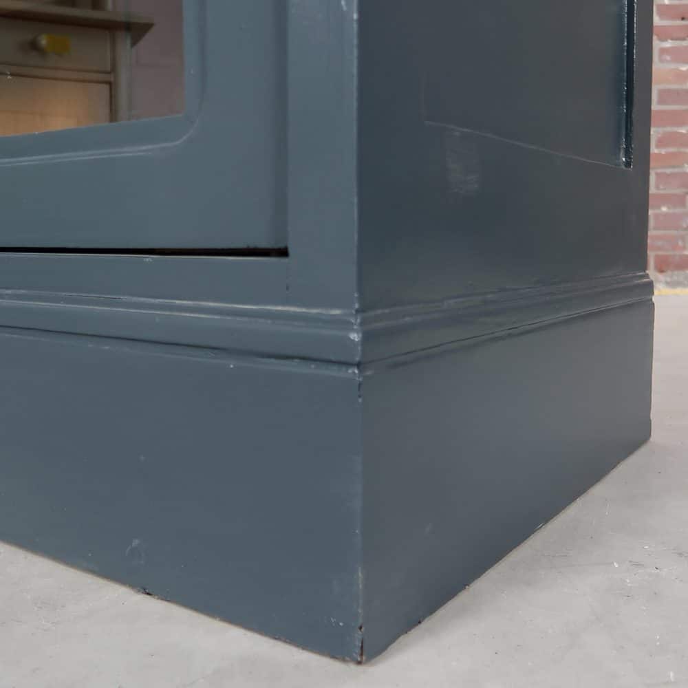 Blauwe vitrinekast - Afbeelding 7
