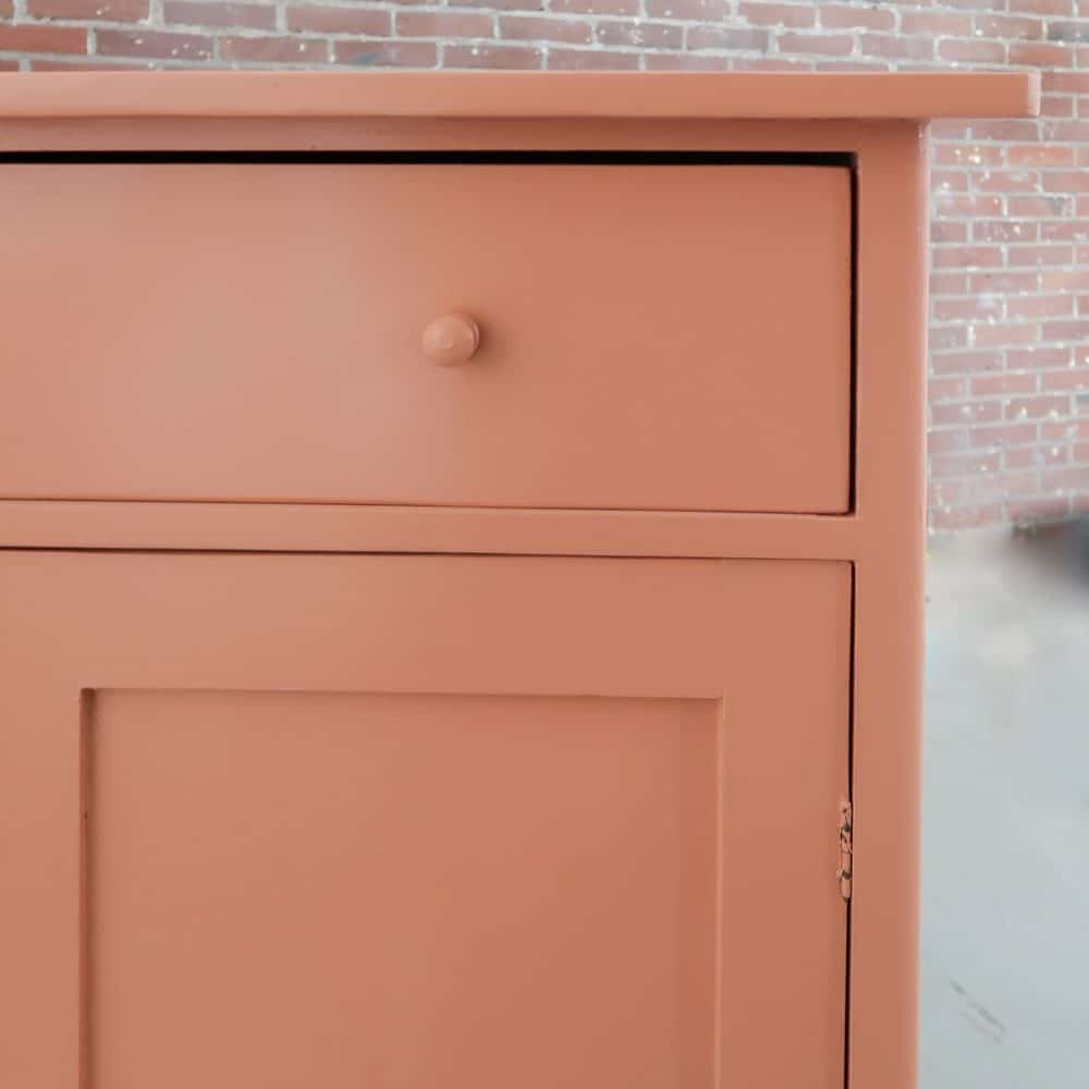 Brocante roze dressoir - Afbeelding 5