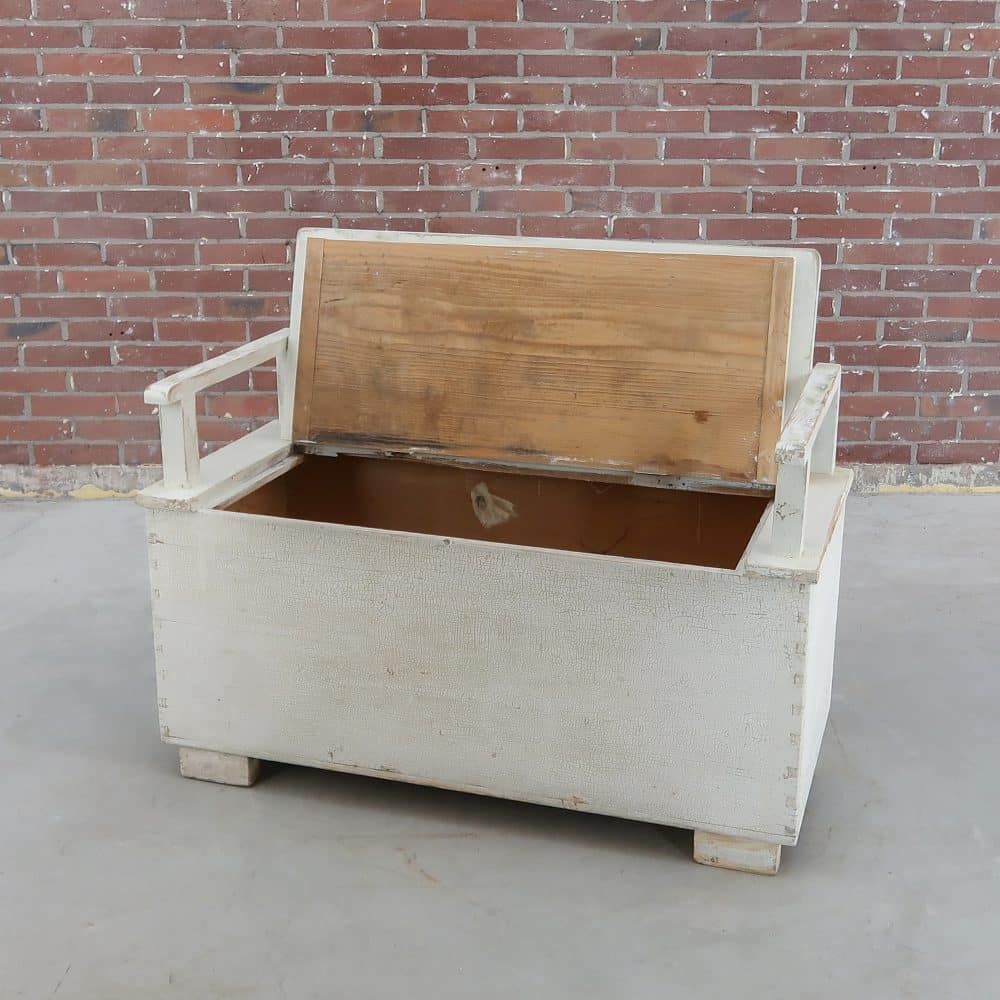 Brocante kinderbankje - Afbeelding 3