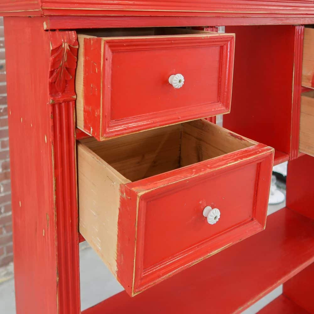 Brocante rek met lades - Afbeelding 6