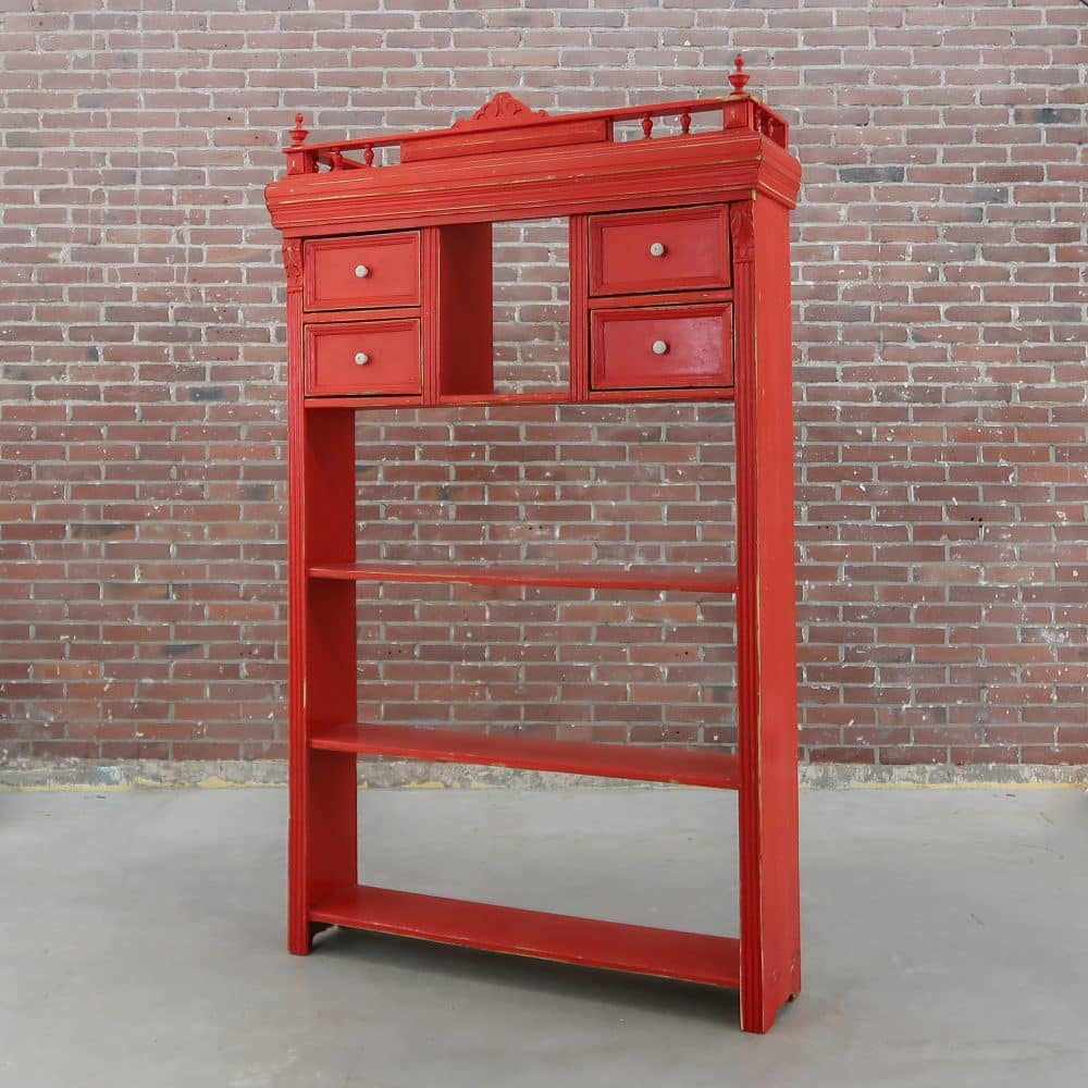 Brocante rek met lades - Afbeelding 2
