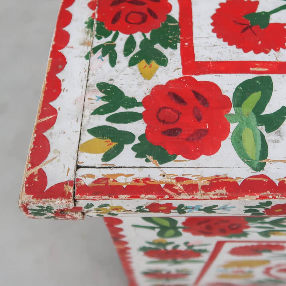 Handbeschilderde houten kist - Afbeelding 6