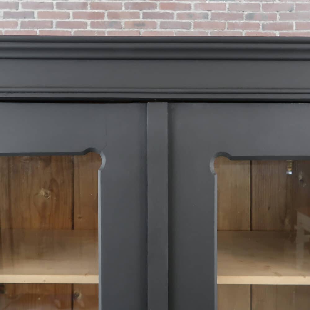Zwarte vitrinekast - Afbeelding 3