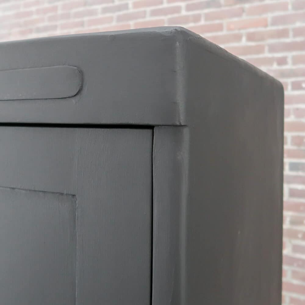 Zwarte eendeurs linnenkast – Bild 4