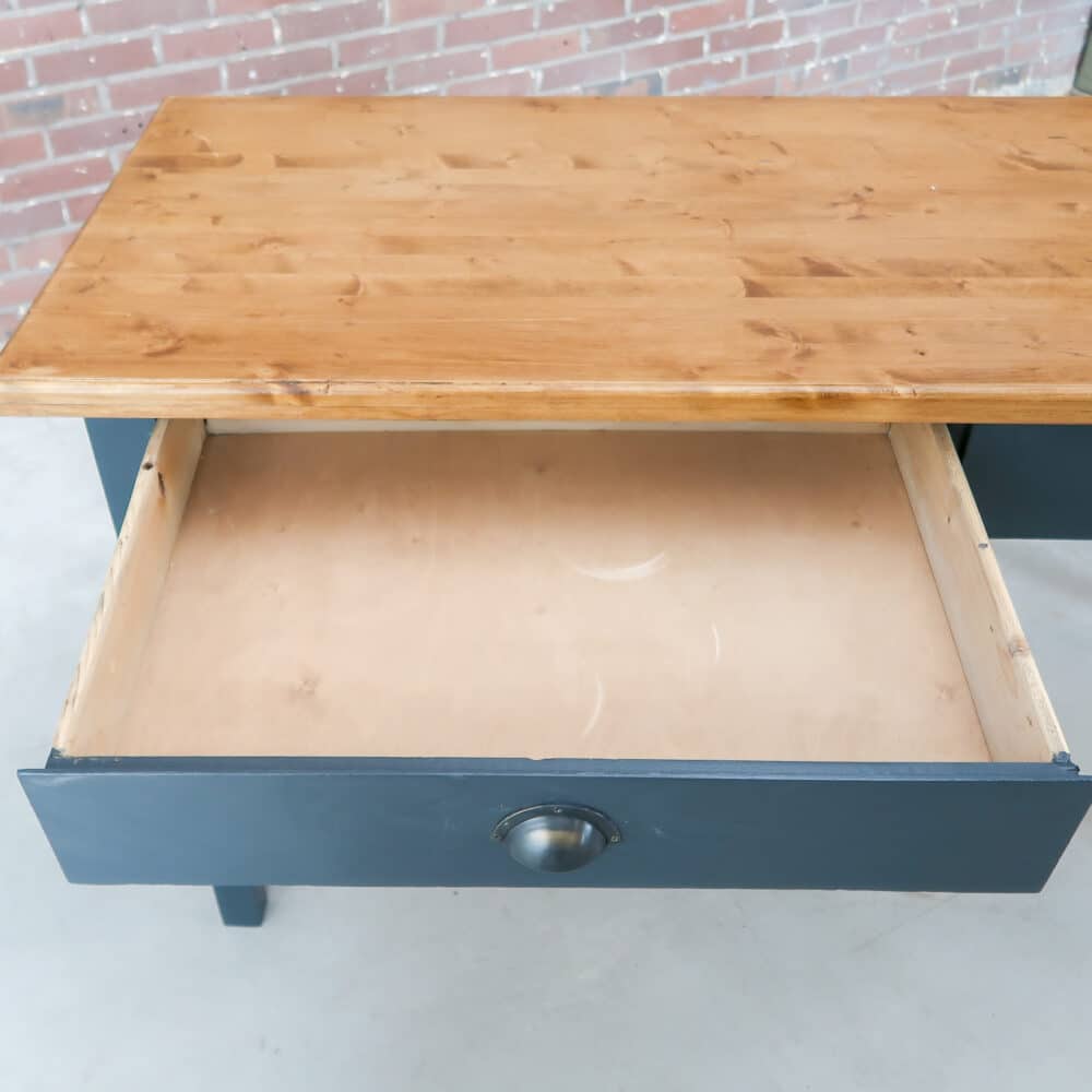 Houten bureau - Afbeelding 4