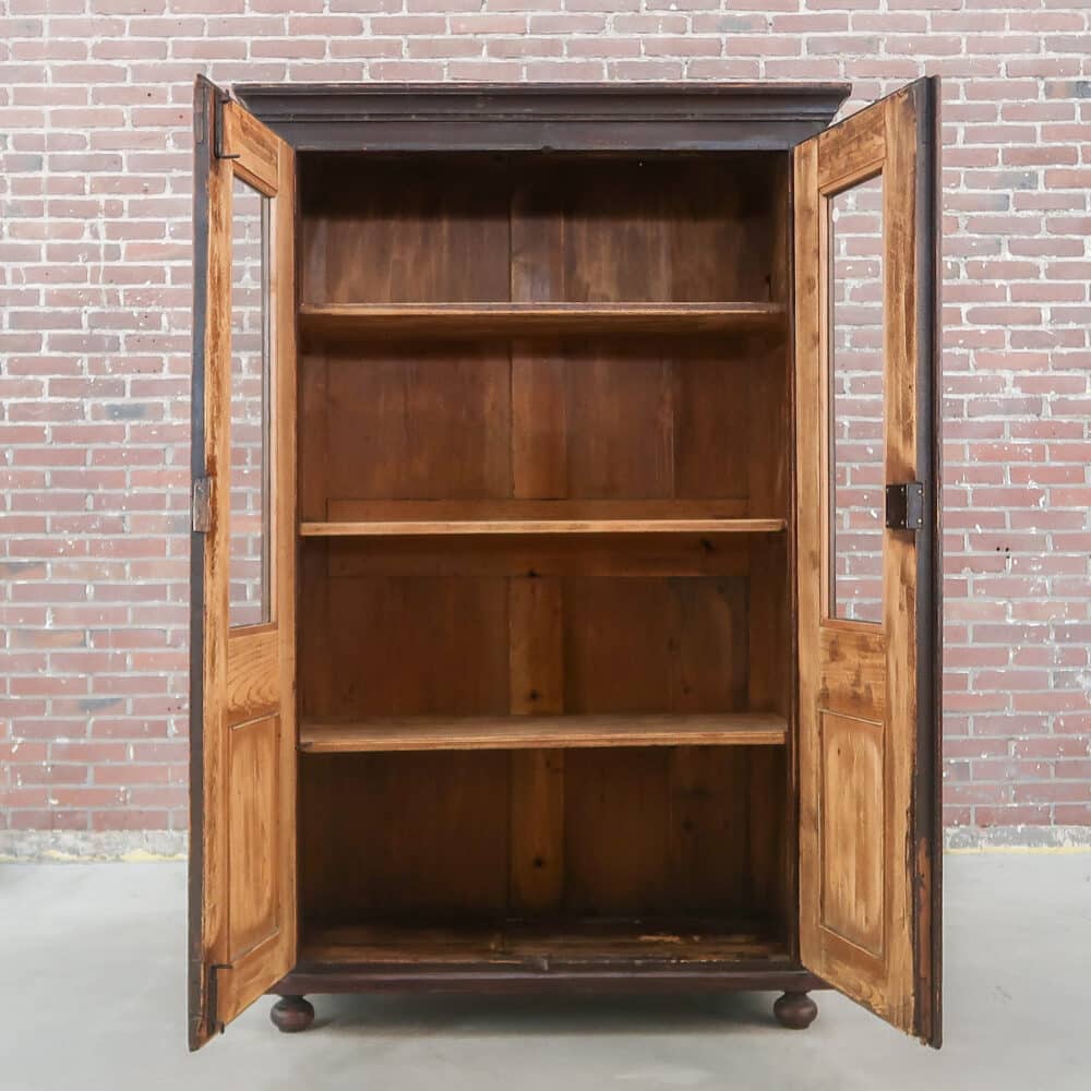 Brocante vitrinekast - Afbeelding 2