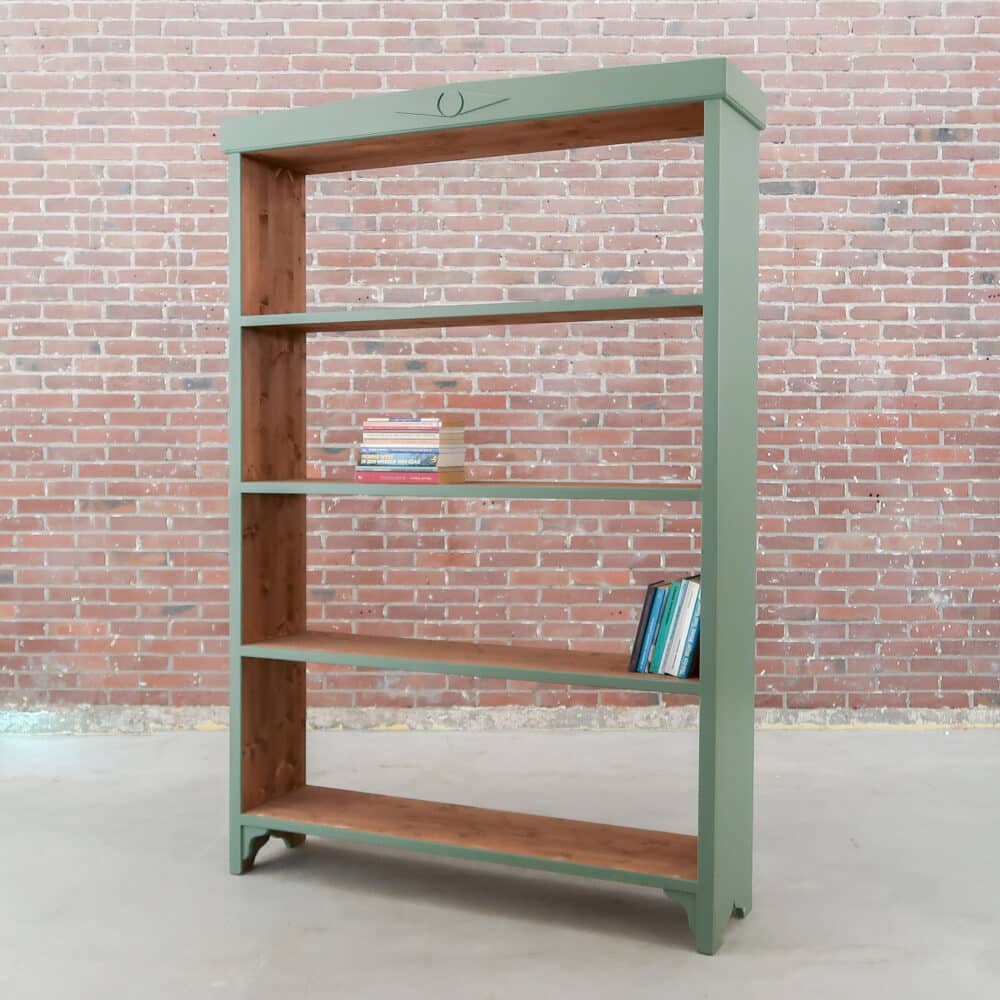Brocante boekenrek