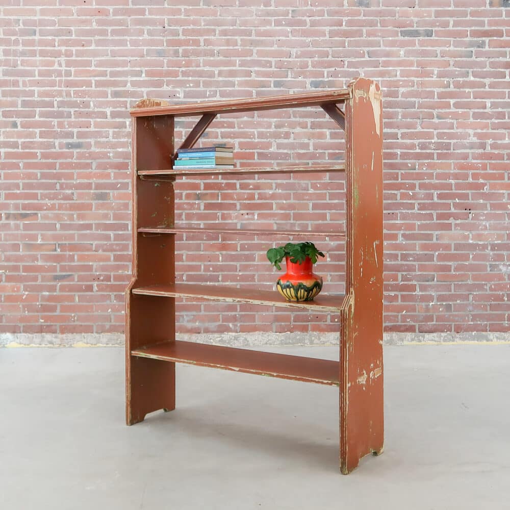 Brocante boekenrek